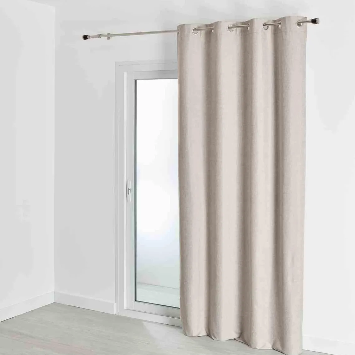 3S. x Home Rideau d'Ameublement Occultant 140X260 cm NOCTURNE lin Sale