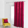 3S. x Home Rideau d'Ameublement Uni Bordeaux 135X260 cm VELOURS Best