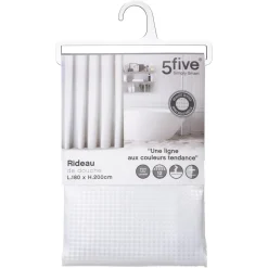 3S. x Home Rideau de douche 180x200 cm Best