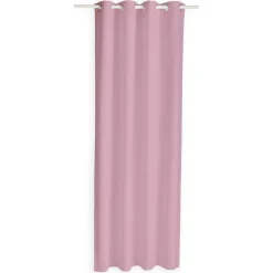 Today Rideau Isolant Thermique 140 x 240 cm Polyester Uni Poudre de Lilas Rose Outlet