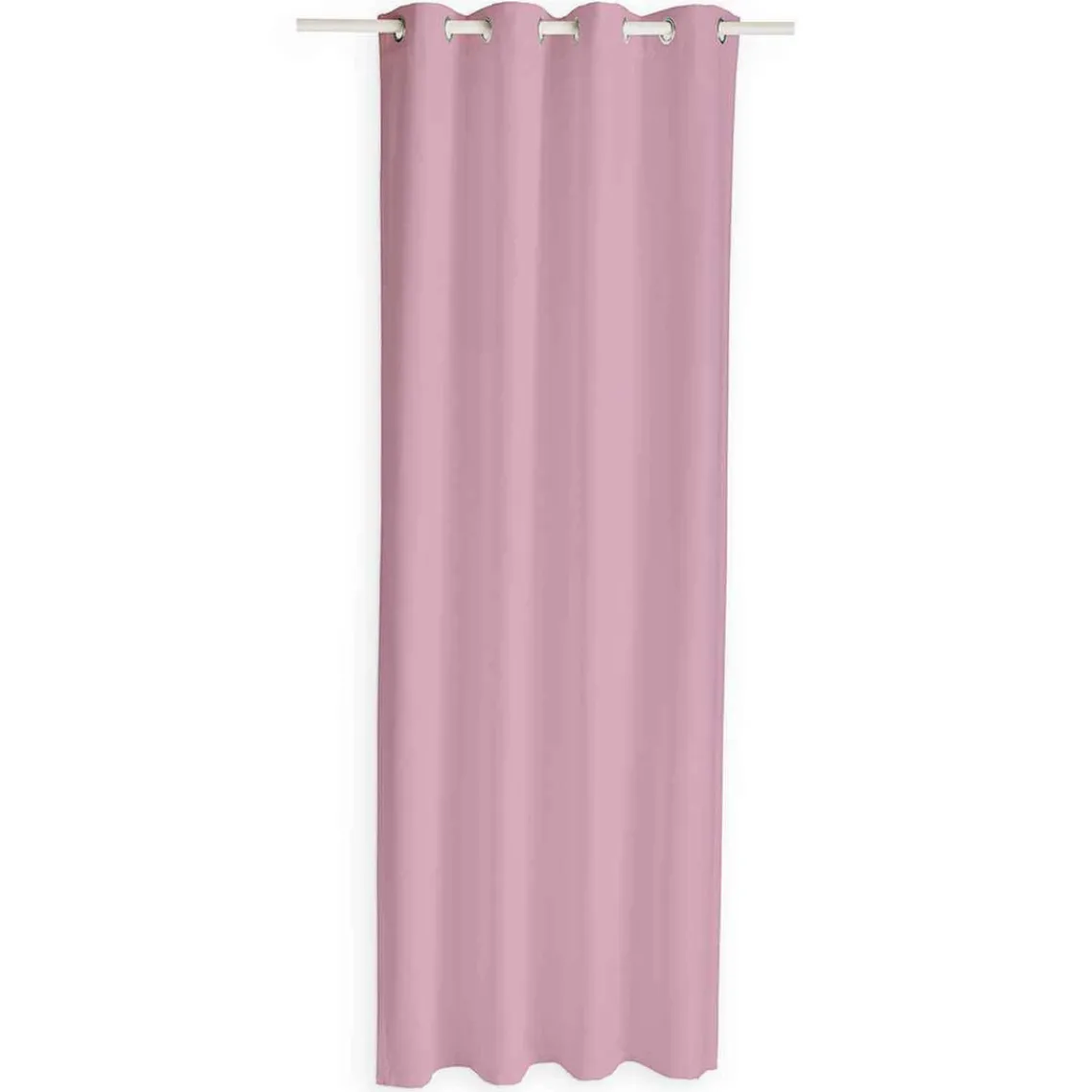 Today Rideau Isolant Thermique 140 x 240 cm Polyester Uni Poudre de Lilas Rose Outlet
