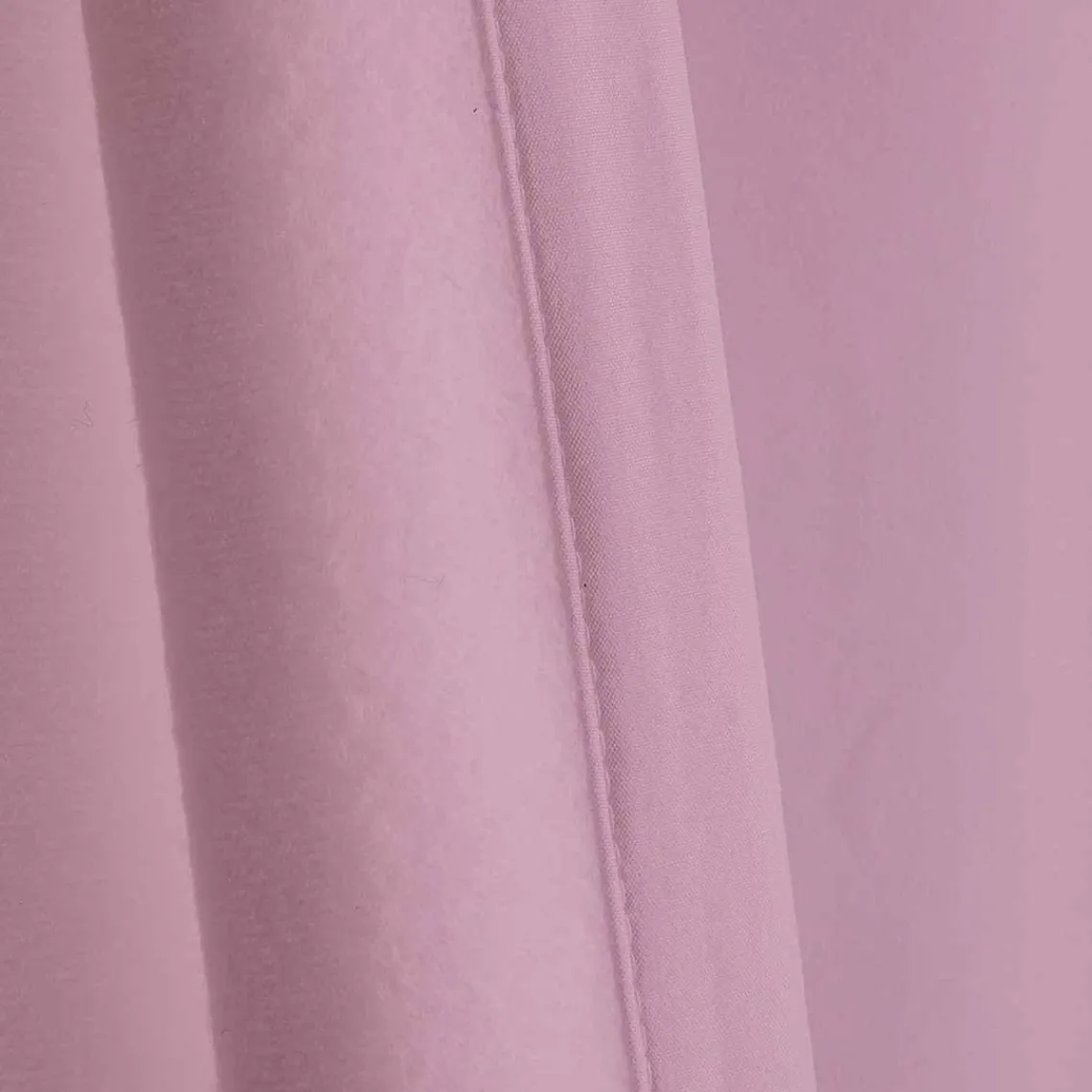 Today Rideau Isolant Thermique 140 x 240 cm Polyester Uni Poudre de Lilas Rose Outlet