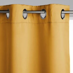 3S. x Home Rideau Occultant Ocre 140 x 260 cm Discount