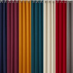 Becquet Rideau occultant thermique aspect natté - Rouge Best