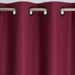 Becquet Rideau occultant thermique aspect natté - rose pivoine Sale