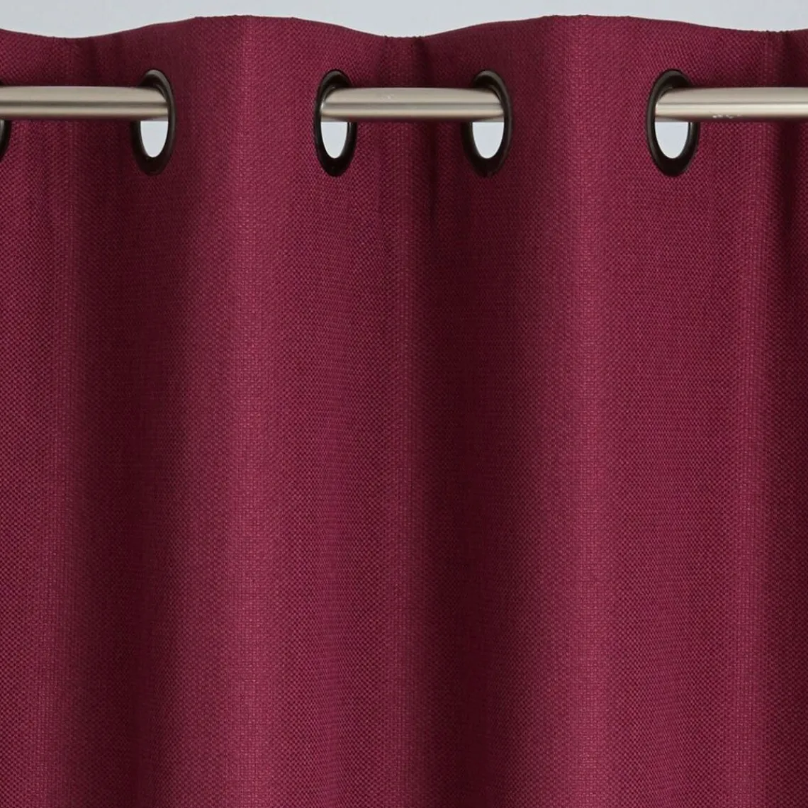 Becquet Rideau occultant thermique aspect natté - rose pivoine Sale