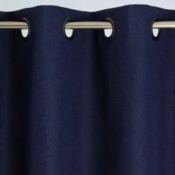 Becquet Rideau occultant thermique aspect natté - Bleu Marine Best