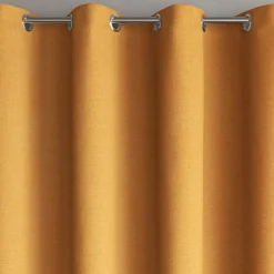 Becquet Rideau occultant thermique aspect natté - Miel Hot