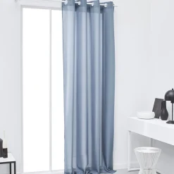 Today Rideau Polyester Essential, bleu Denim Clearance