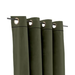 Today Rideau Velour occultant-isolant en Polyester 140 x 240 MATCHA Matcha Marron New