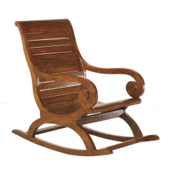 Macabane Rocking Chair EDEN Bois Mindi Sale