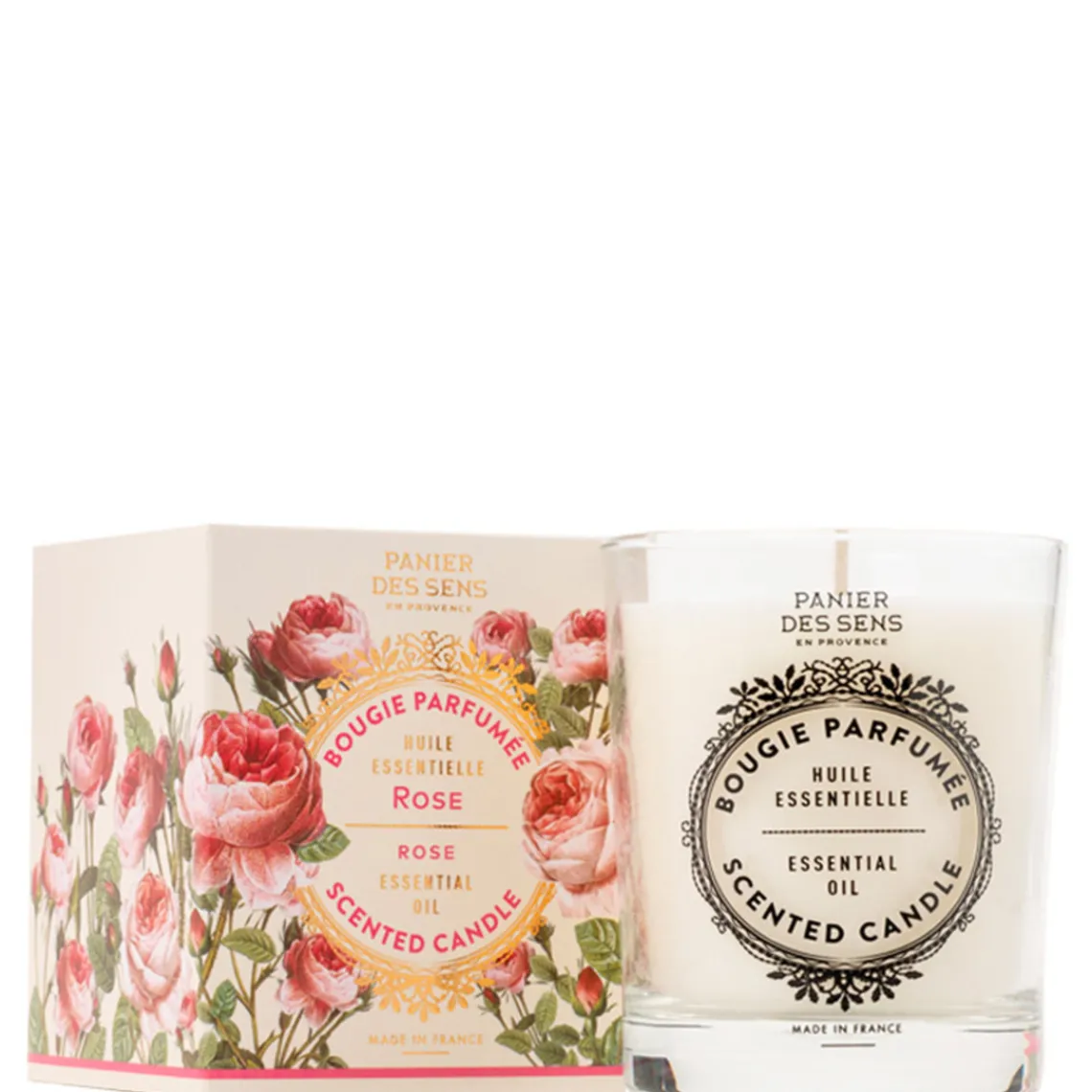 Panier des Sens Rose Restructurante - Bougie parfumée Best