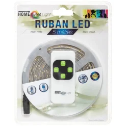 3S. x Home Ruban LED blanc et télécommande Clearance