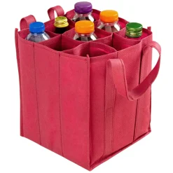 Becquet Sac transport bouteille rouge