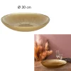 3S. x Home Saladier En Verre Dore D30cm M6 New