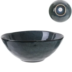 3S. x Home Saladier 3l D28cm H11cm au gres du temps bleu FARRELL New