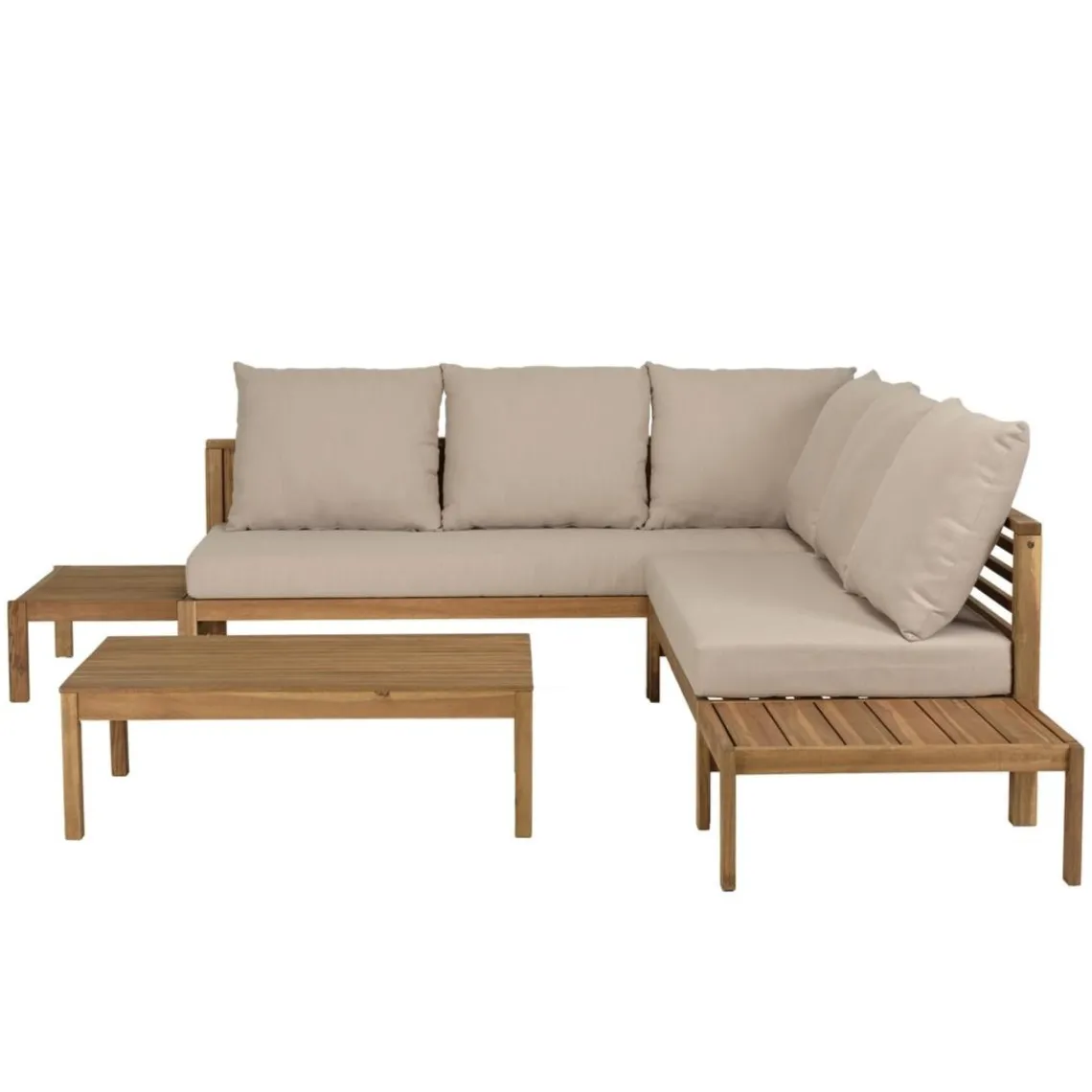 Macabane Salon de jardin 5 places acacia huilé VICK Online