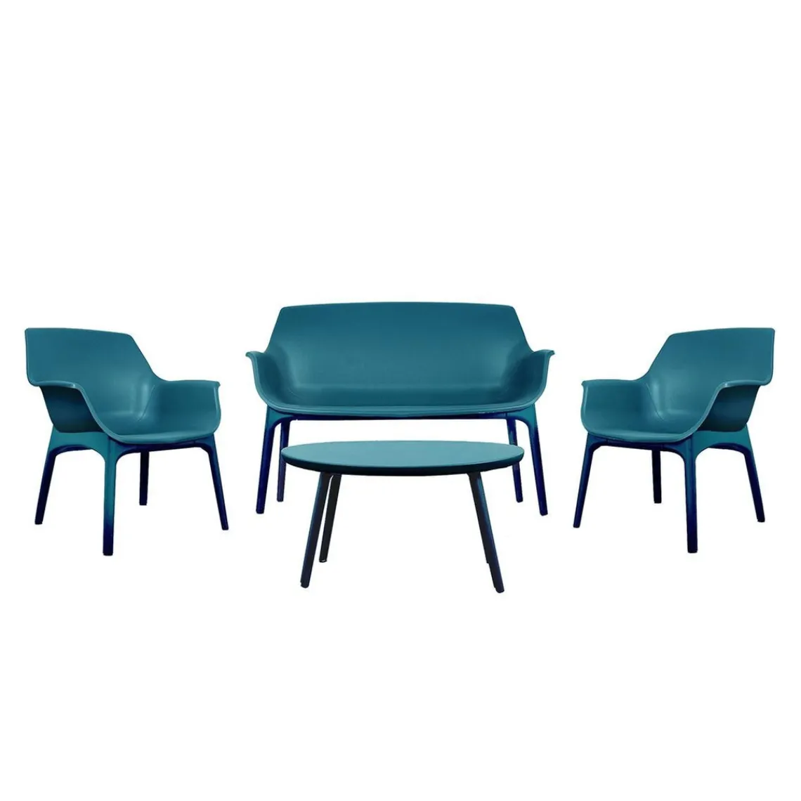 Factory Salon De Jardin 4 Places Marine Spirit Garden SACHA Bleu Outlet