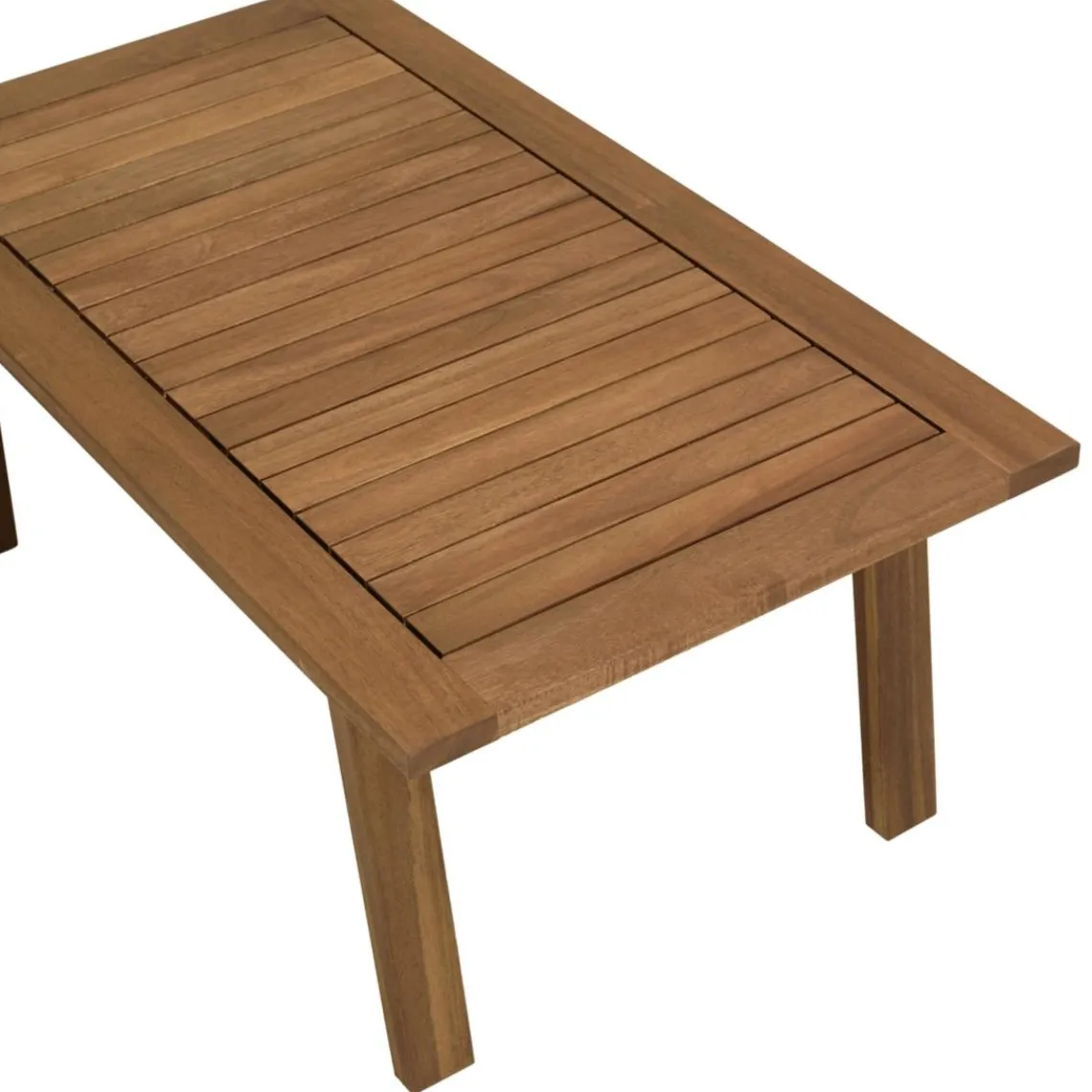 Macabane Salon de jardin 5 places BONIFACIO acacia huilé VICK Discount