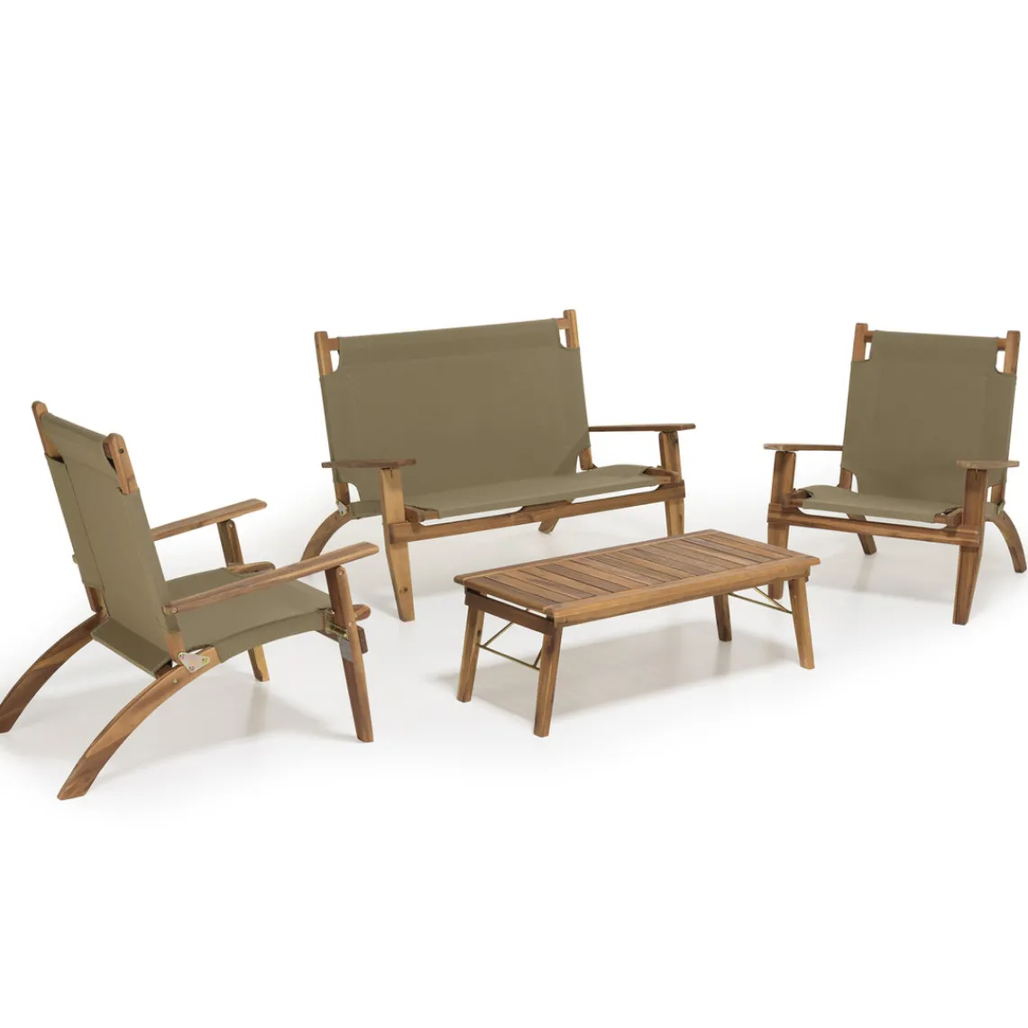 Macabane Salon de jardin en bois acacia Online