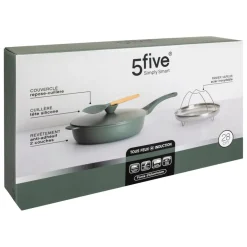 3S. x Home Sauteuse en fonte d'aluminium vert Discount