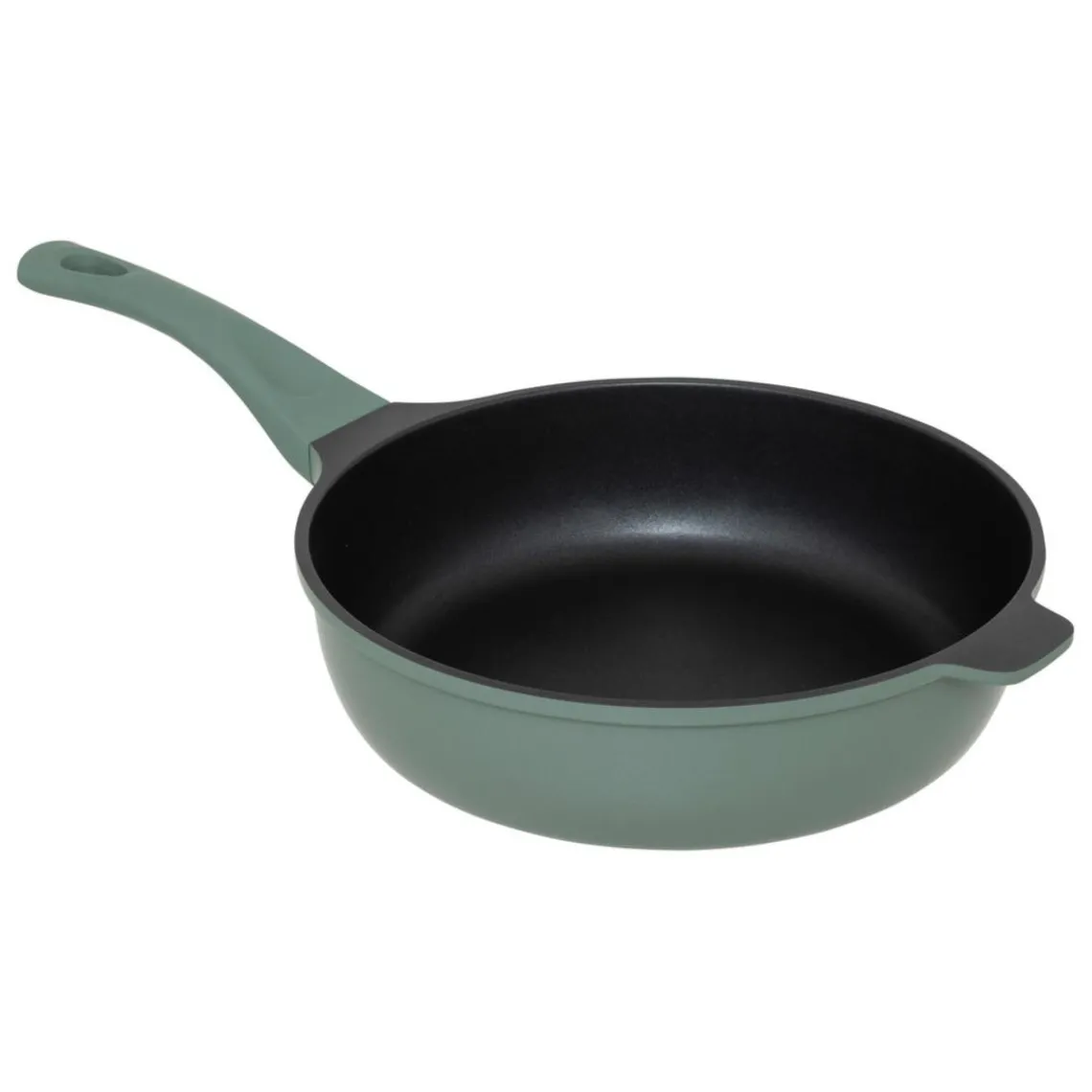 3S. x Home Sauteuse en fonte d'aluminium vert Discount