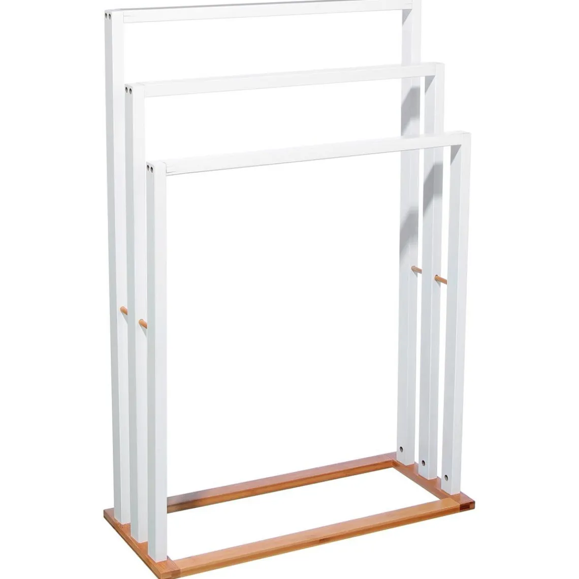 3S. x Home Sèche Serviette en Bambou Blanc Hot