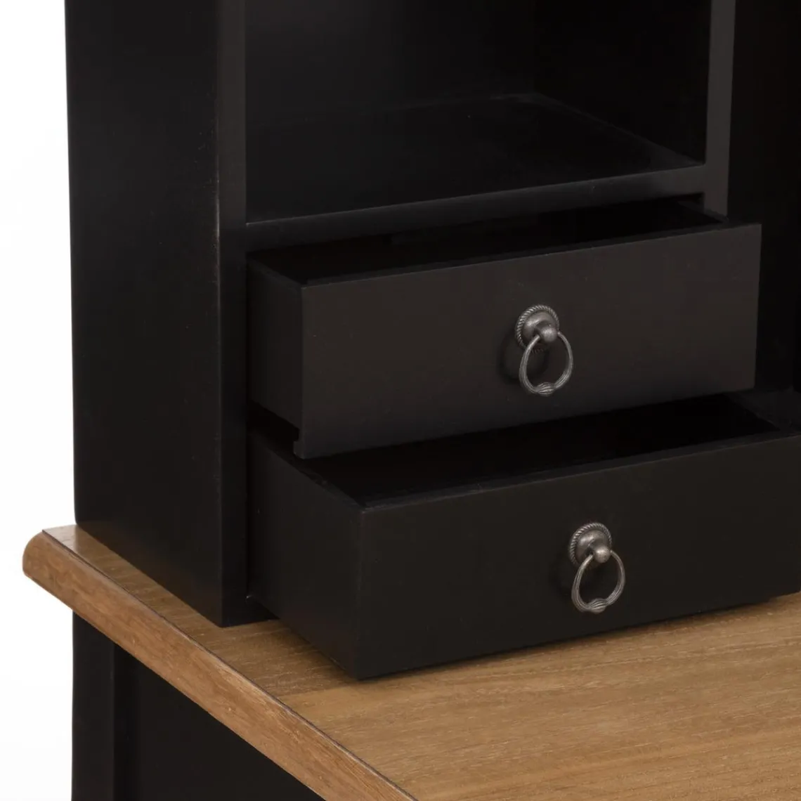 3S. x Home Secrétaire Chrysa noir 5 tiroirs Best