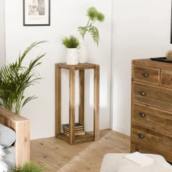 Macabane Sellette ANDRIAN Bois Pin Recyclé Sale