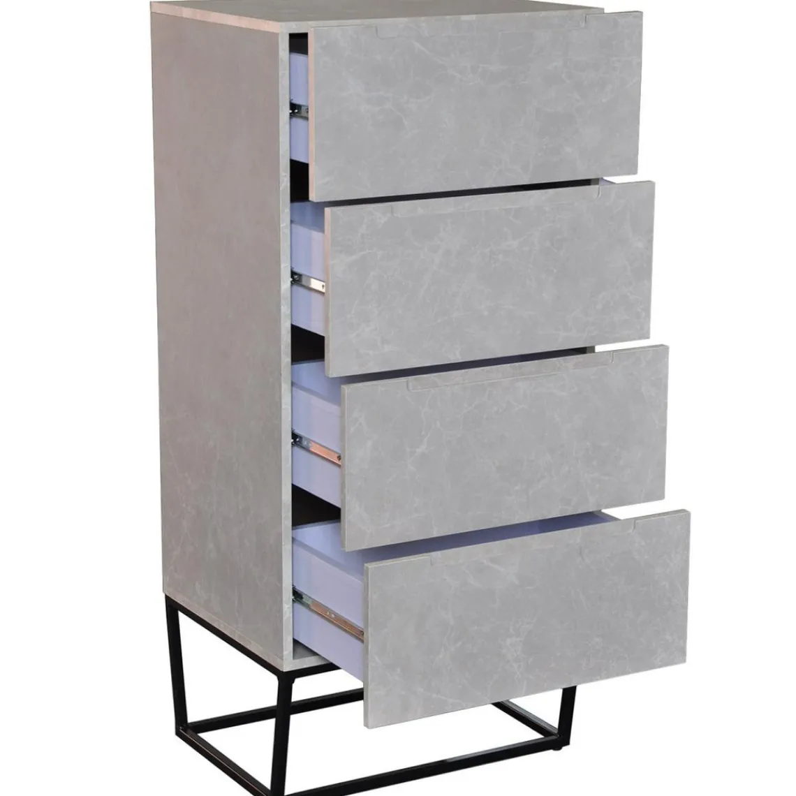 3S. x Home Semainier Logam 4 tiroirs Marbre Clearance