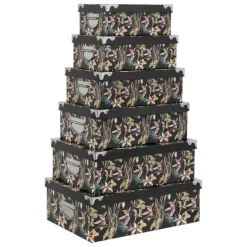 3S. x Home Set 6 boites coins noir Best