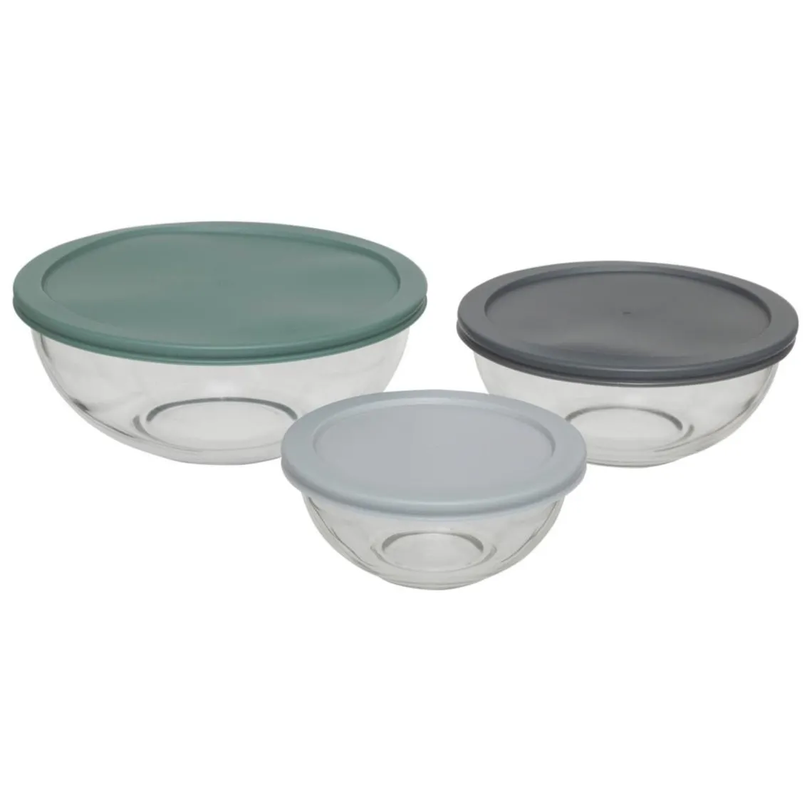 3S. x Home Set de 3 boîtes de conservation en verre Discount