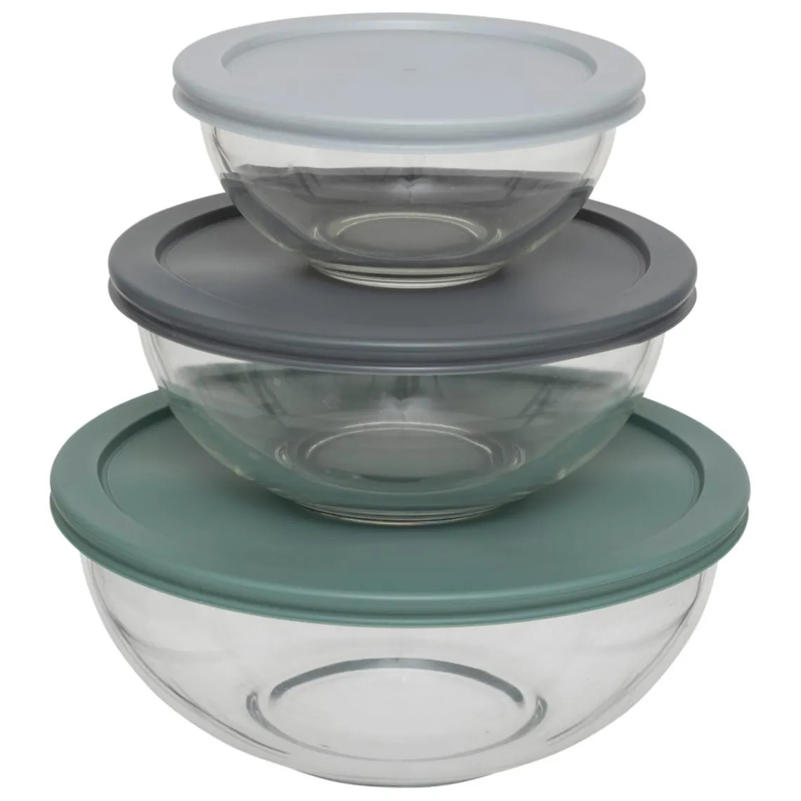 3S. x Home Set de 3 boîtes de conservation en verre Discount