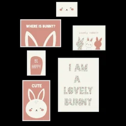 Today Set de 6 Cadres Blancs - Lapin Clearance