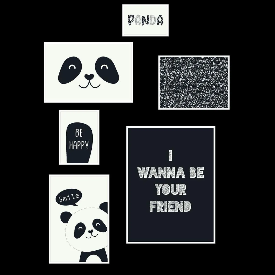 Today Set de 6 Cadres Blancs - Panda Outlet