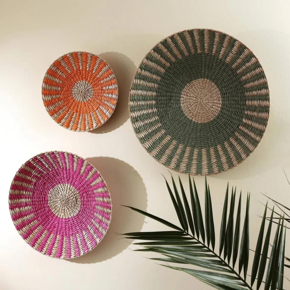 Becquet Set de 3 decorations murales TRIO COLOR Sale