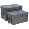 3S. x Home Set de 2 paniers Lise gris