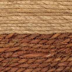 3S. x Home Set de 2 paniers ronds en jonc de mer Best