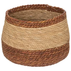 3S. x Home Set de 2 paniers ronds en jonc de mer Best