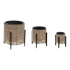 3S. x Home Set de 3 pots sur pieds CAM - beige Clearance