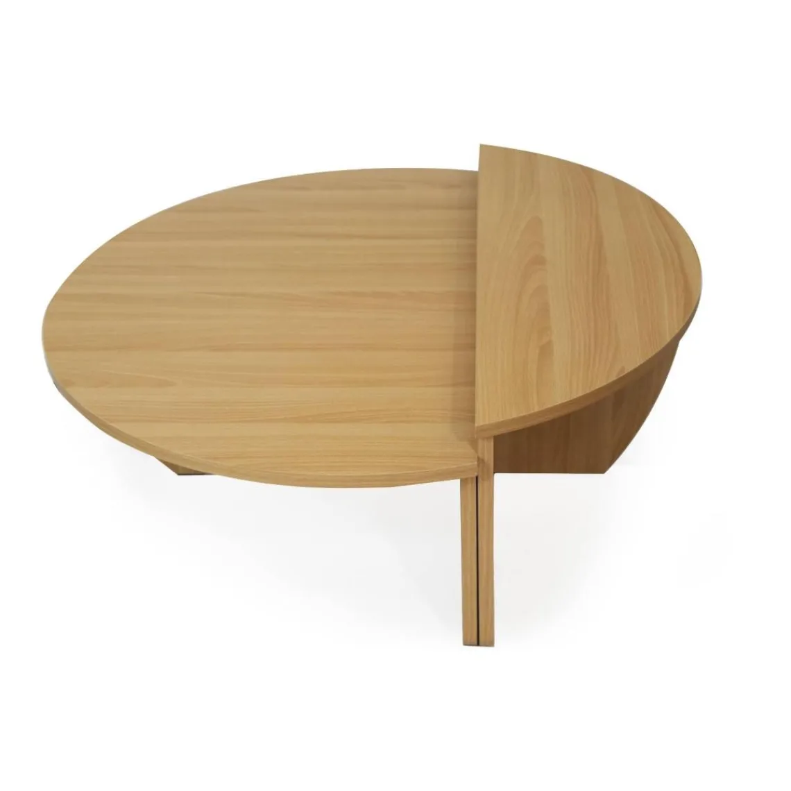 3S. x Home Set de 2 tables basses design Glowik Chène clair Clearance