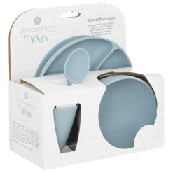 3S. x Home Set de repas bleu en silicone Hot
