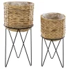 3S. x Home Set Pot Hya Tressé / Métal x 2 Sale