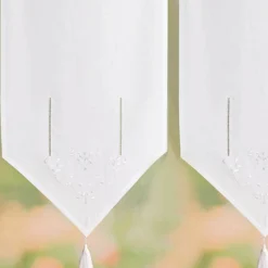 Becquet Store brodé et jour échelle - Blanc Discount