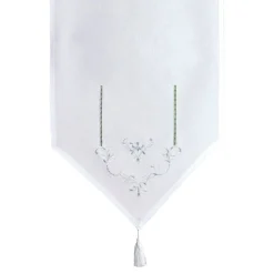 Becquet Store brodé et jour échelle - Blanc Discount