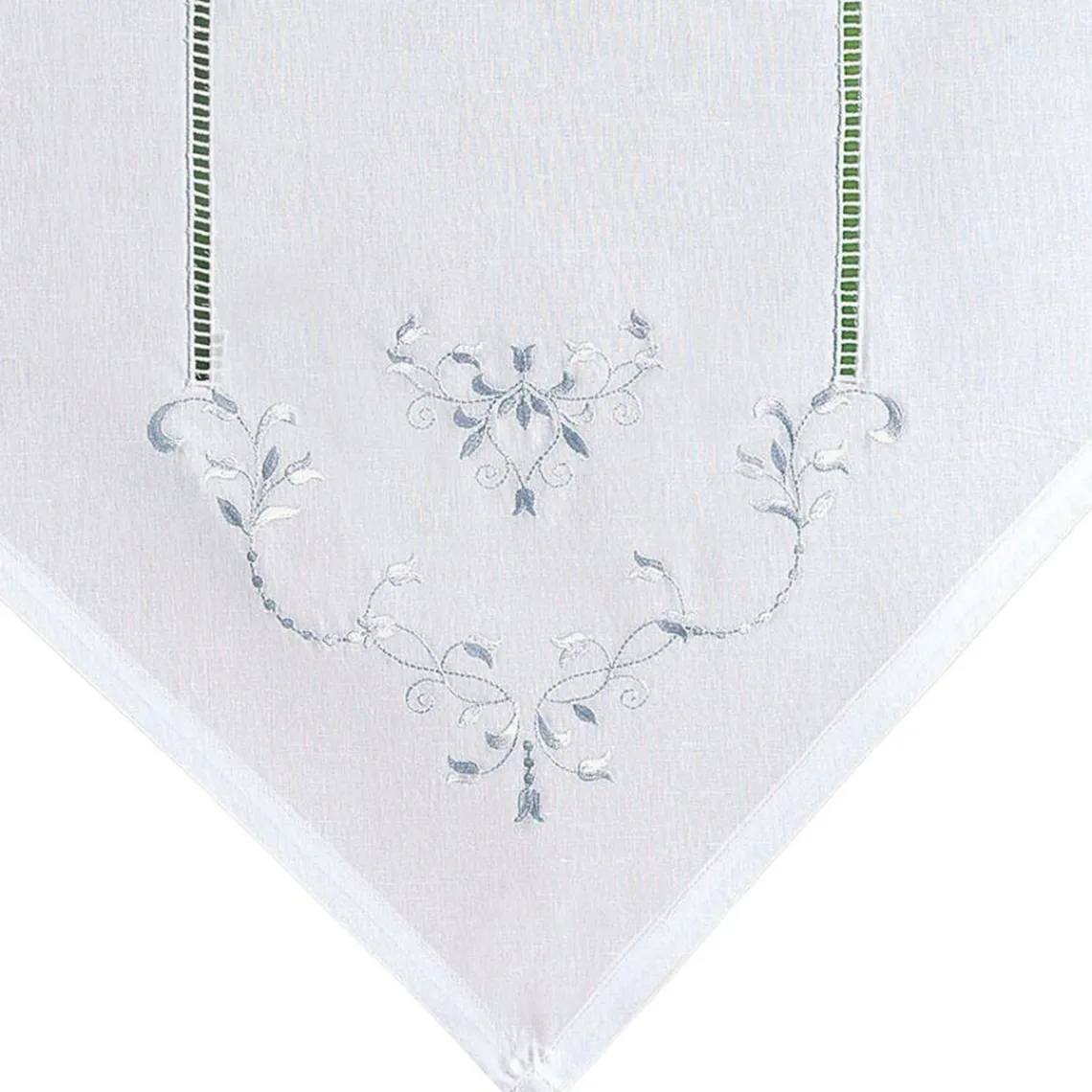 Becquet Store brodé et jour échelle - Blanc Discount