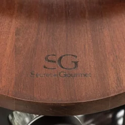 3S. x Home Support rotatif acacia 16 pots à épices New