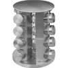 3S. x Home Support rotatif inox 16 pots à épices Discount
