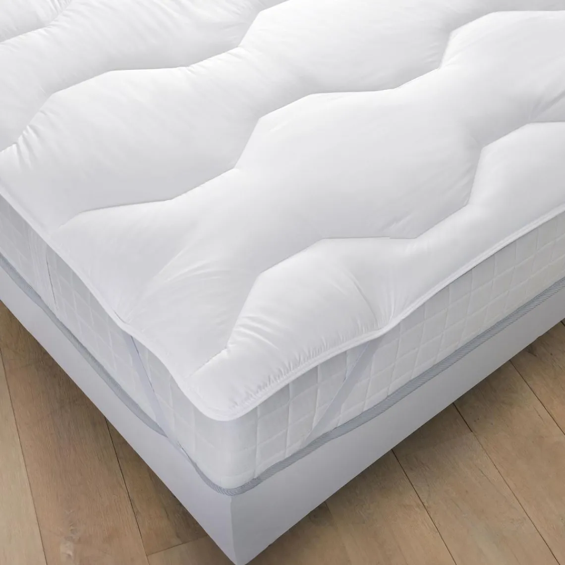 Becquet Surmatelas Dacron Confort blanc Best