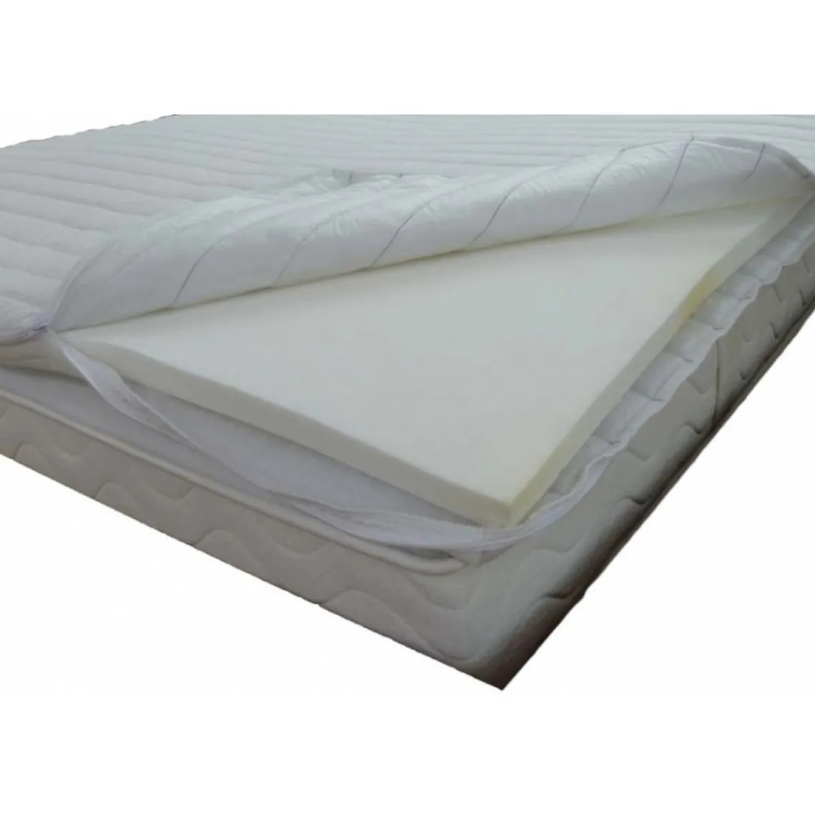 Selenia Surmatelas mousse mémoire de forme Déhoussable & Lavable ADAM Hot